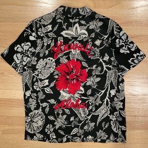 Isabel Marant Hawaii Aloha Embroidered Silk Shirt